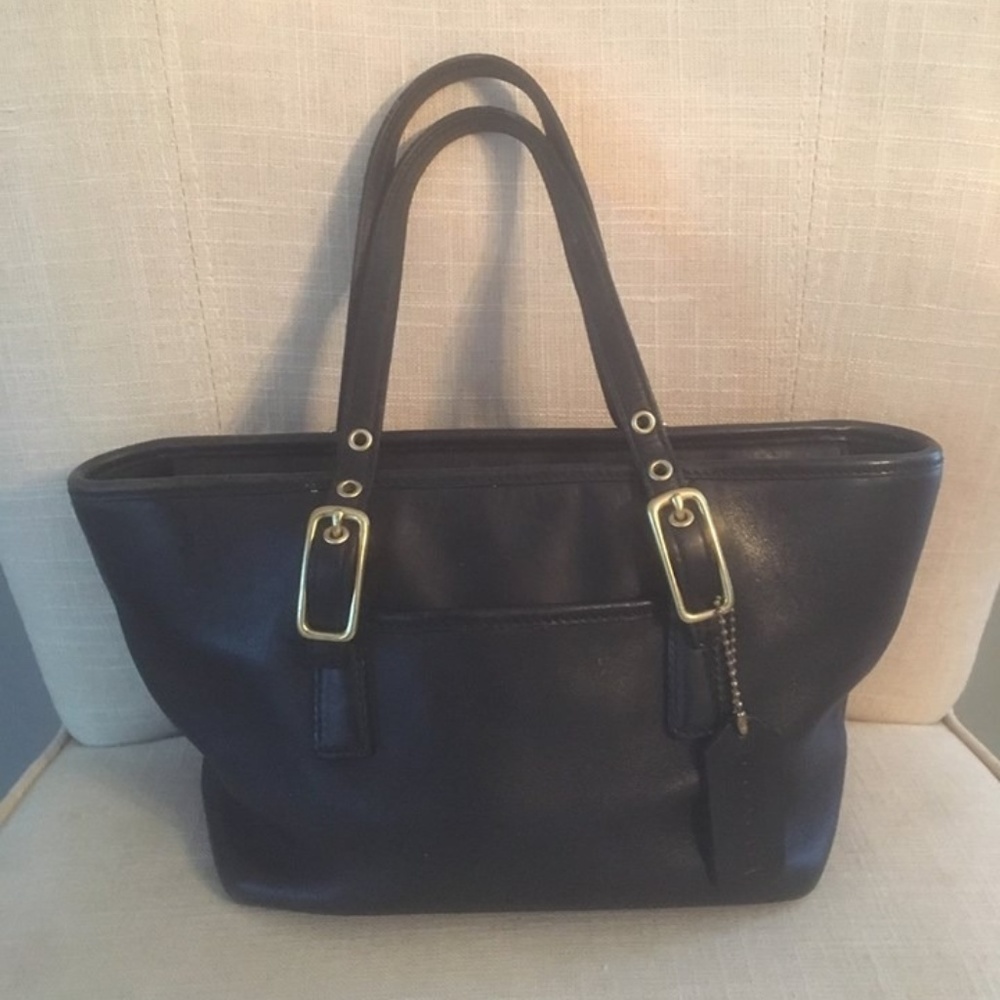 Coach Leather Handbag & Purse
